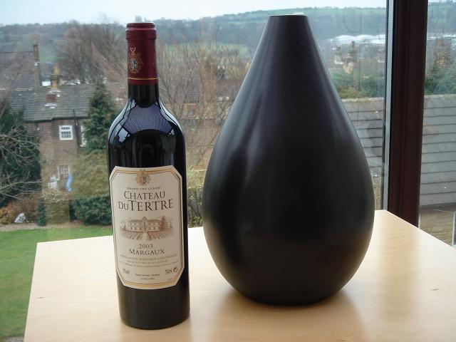 ChÃ¢teau du Tetre 2003â€¦and a Mango Wood Vase (for some reason)