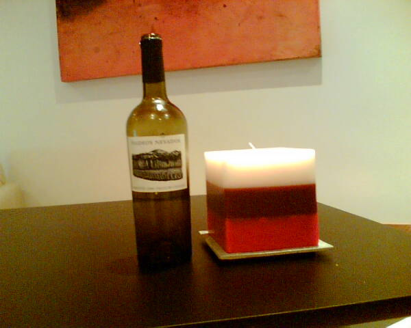 Faldeos Nevados TorrontÃ©s 2006â€¦.and a candle for some reason