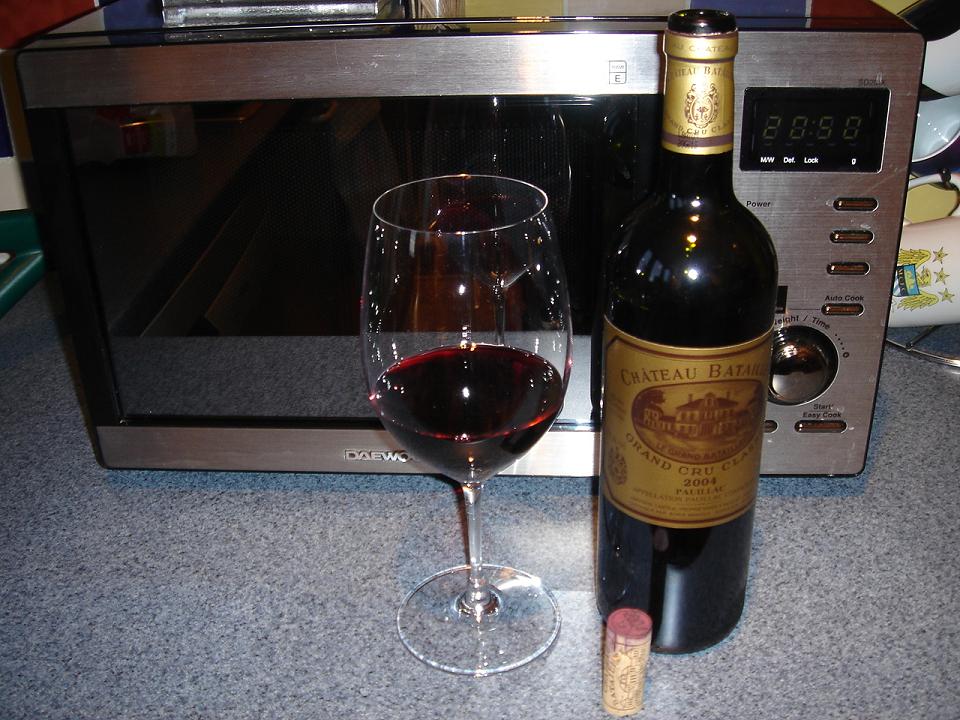 Let the battle commence - Ch. Batailley and a microwave…for some reason