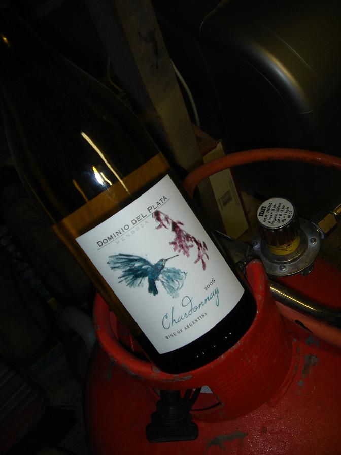 Chardonnay, but the only gas is in the canister