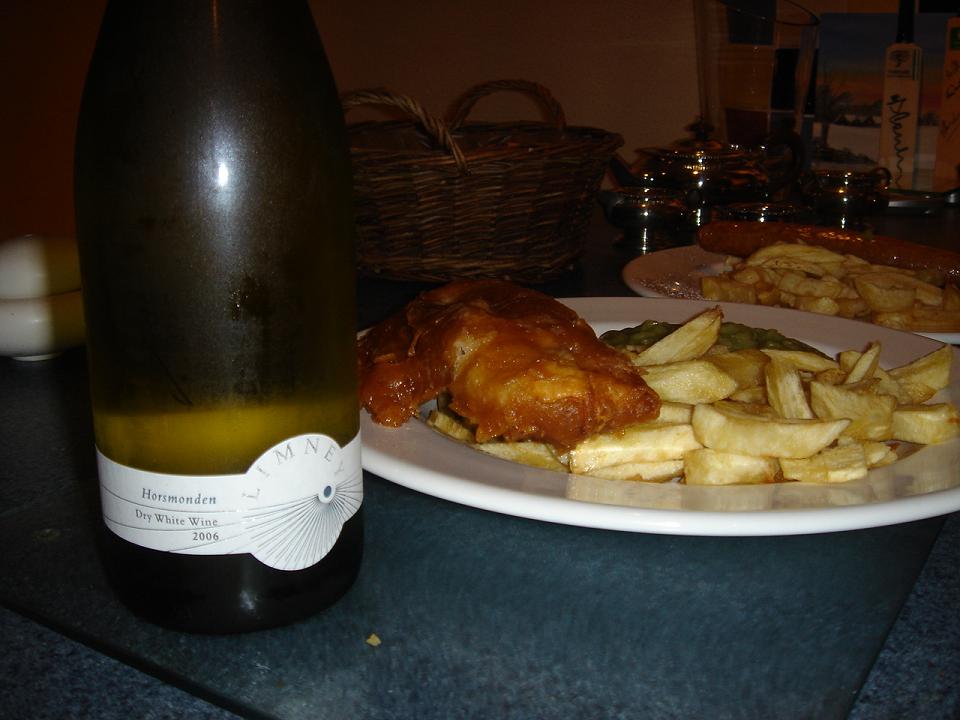 Limney goes great with battered haddock, chips and mushy peas