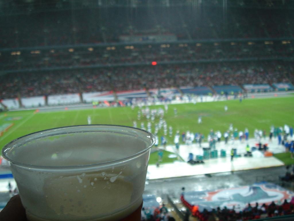 Tetleys at Wembley - it was rubbish - stick to the lager.