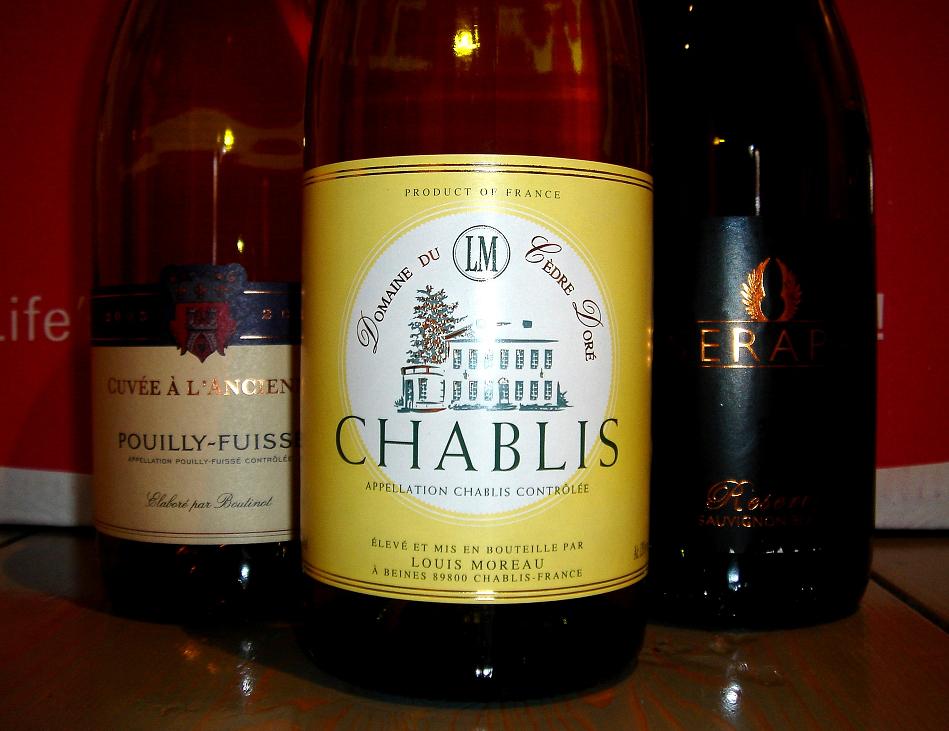 CÃ¨dre DorÃ© Chablis with a couple of mates...for some reason