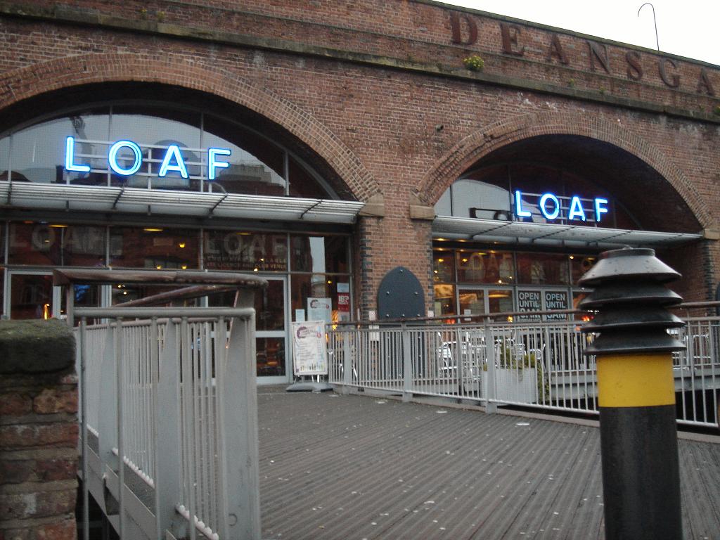 Loafing around Manchester?  Short of bread?  Use your loaf.