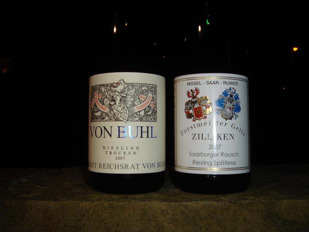 Two Rieslings