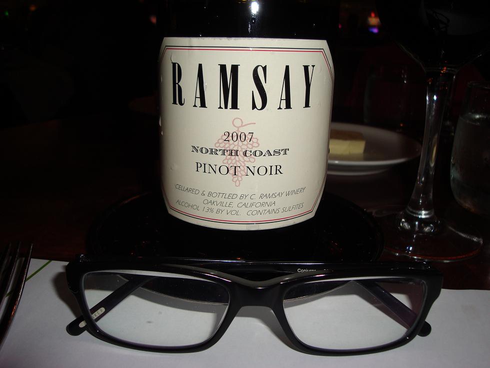 Ramsay effing Pinot Noir