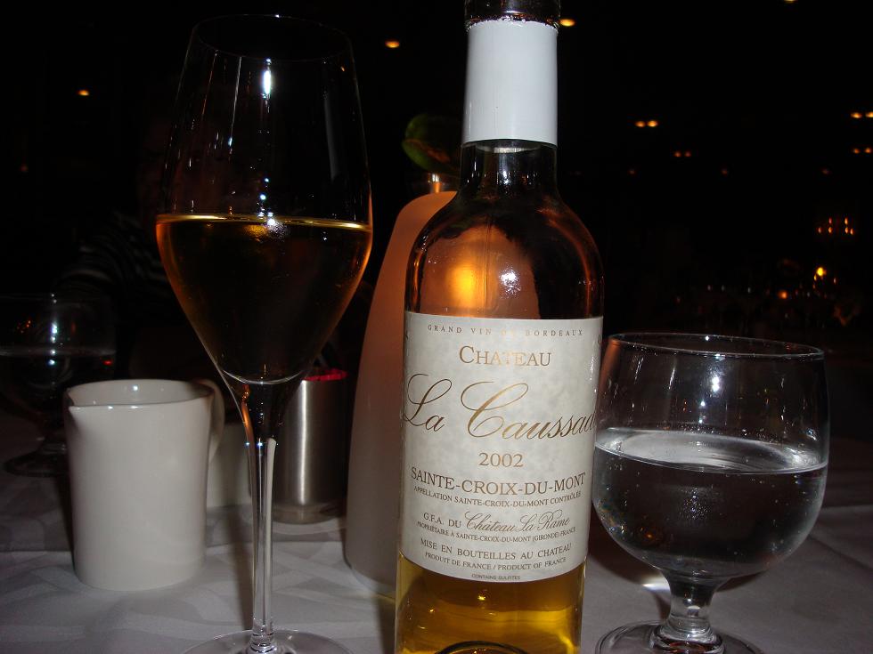 Sainte-Croix - great with foie?