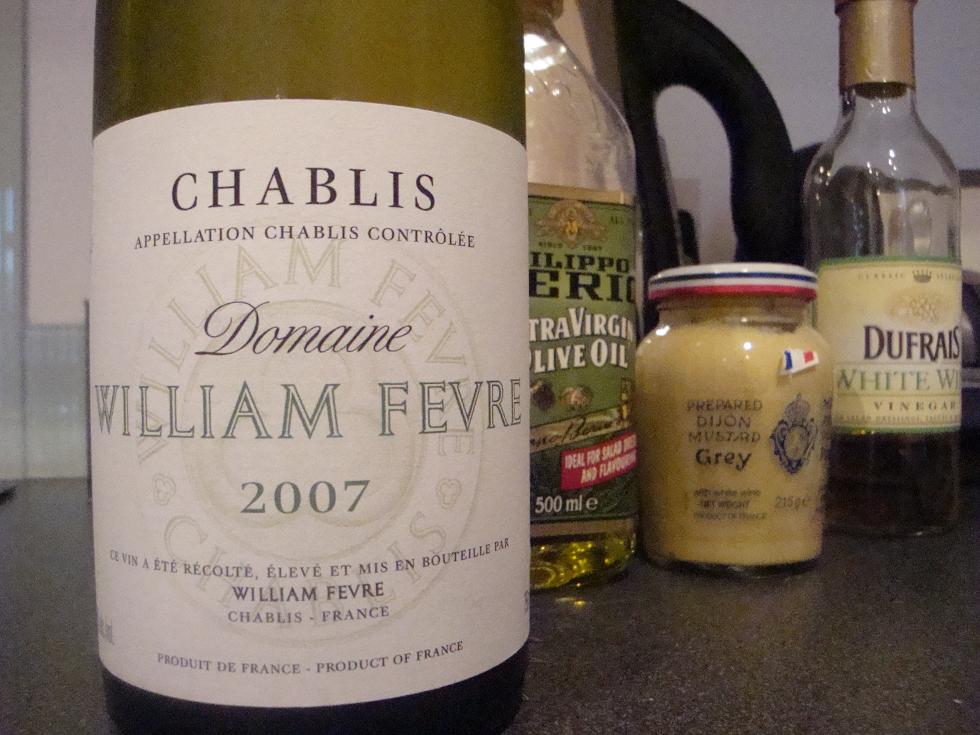 Fevre 2007, and some dressing ingredients...for some reason
