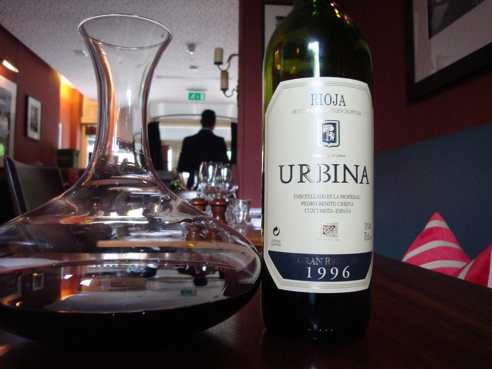 96 Urbina Rioja...Gran Reserva, for some reason