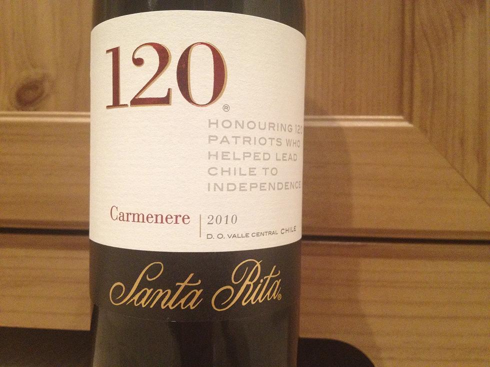 120 Carmenere...oh yeah!