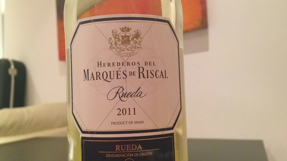 Riscal Rueda 2011. Not a Rioja...for some reason.